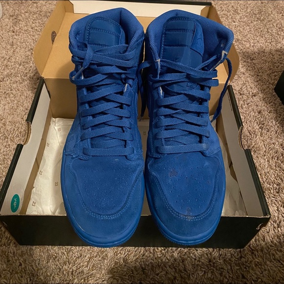 Jordan 1 blue suede - Picture 1 of 3